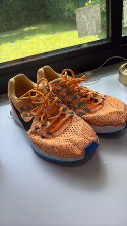 Nike Running Sneakers Orange and Blue