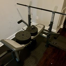 Life Max adjustable weight bench