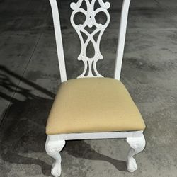 Carved chippendale Chairs 