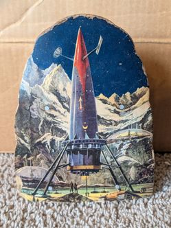 Vintage 1960’s SH Horikawa Floating Satellite Target Game Japan Incomplete Works
