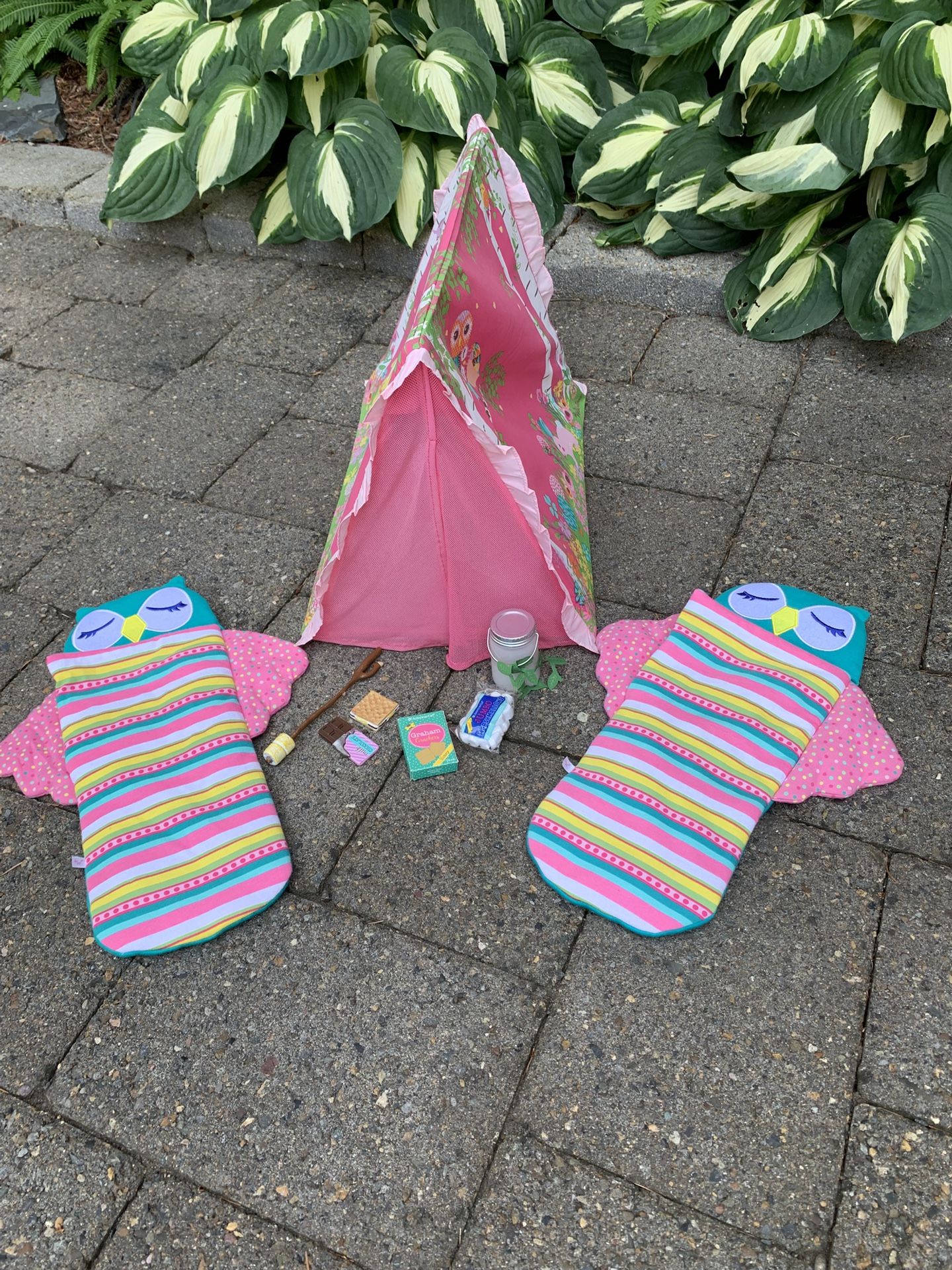 AG Camping Set For Wellie Wisher Dolls