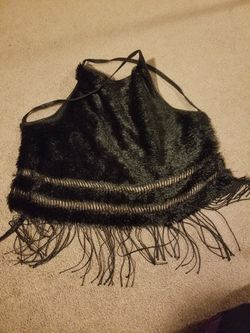 sexy backless black top