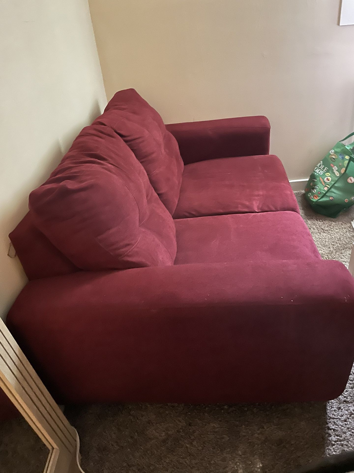 Red Couch Set (Long And Short) for Sale in Atlanta, GA - OfferUp