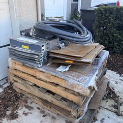 5 Pallets And Fiber Optic Materials 