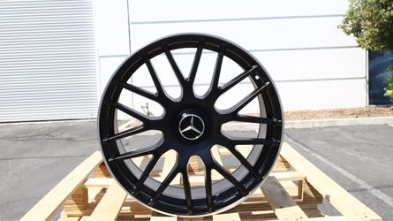 20x8.5/20x9.5 Mercedes AMG Turbine Style Wheels 5x112 Staggered Set of 4 Rims