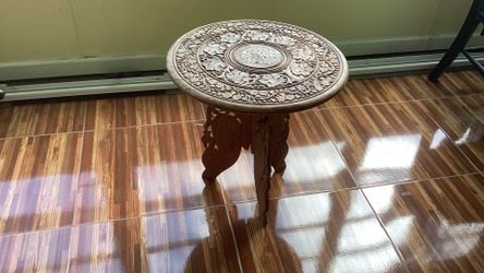 Hand Crafted 2 Folding Decorative Tables
