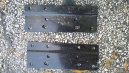 Brackets for basketball hoop setup