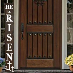 He Is RISEN Easter Porch Sign