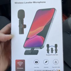 Wireless Microphone 🎤 Compatible With Android & IPhone, Brand New Sealed,$10 Each