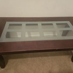 3-Piece Living Room Table Set – Coffee Table & 2 End Tables