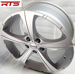 New 17 Inch Custom Wheels 5X112 Silver May Fit Volkswagen 4 Rims