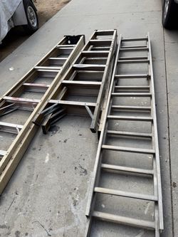 Ladders  aluminum – Each $35 or all for $90