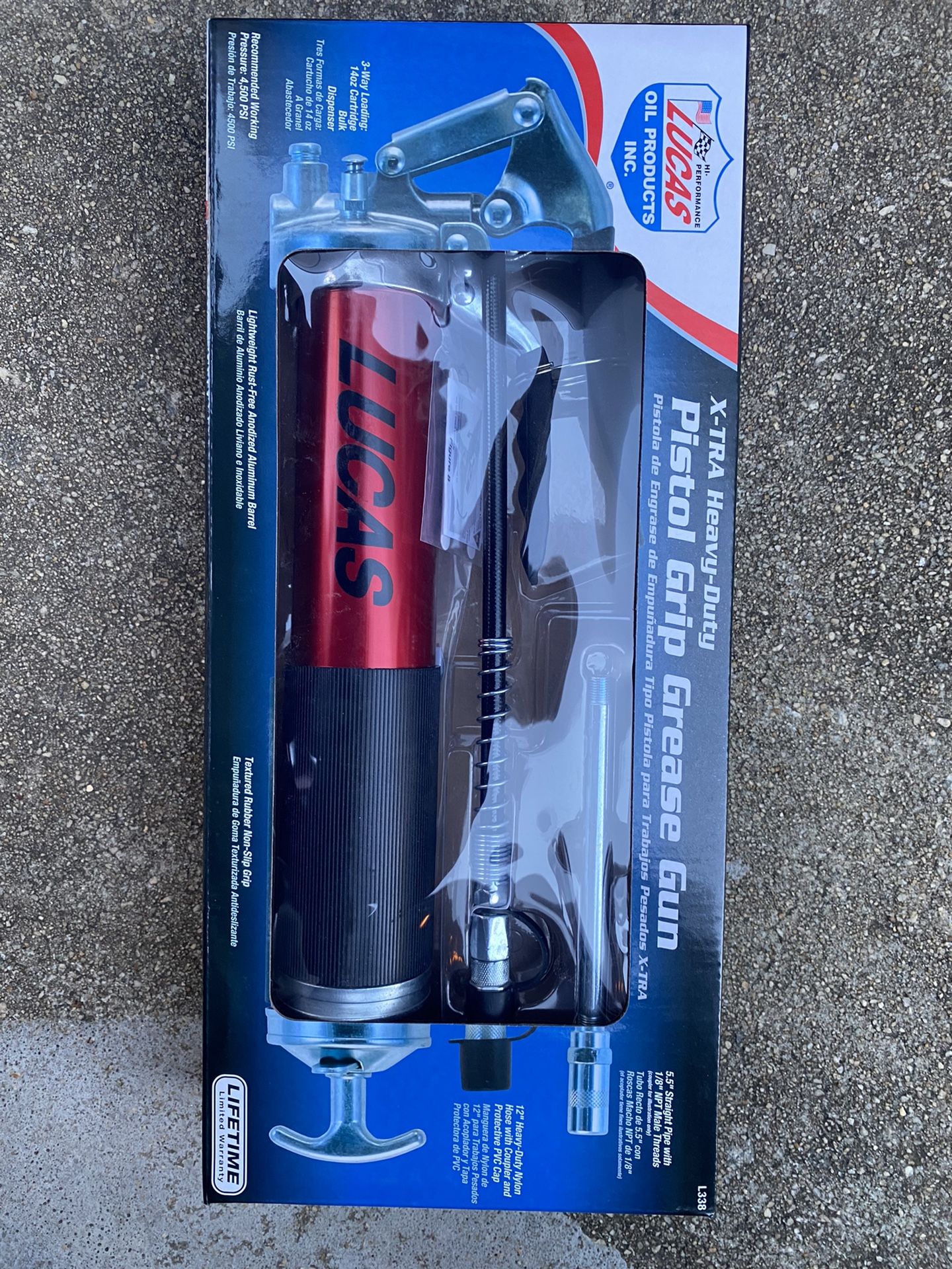Lucas Grease Gun Brand Bew In The Box