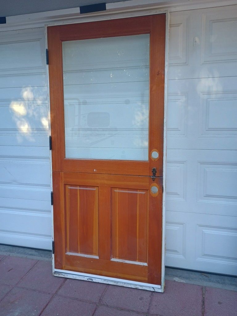 Dutch Door With Frame And Threshold
