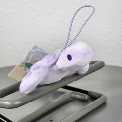 3" Fukuya Colorful Life Purple Sea Turtle Keychain Charm Plush