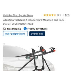 Allen Bicycle 2 Rack