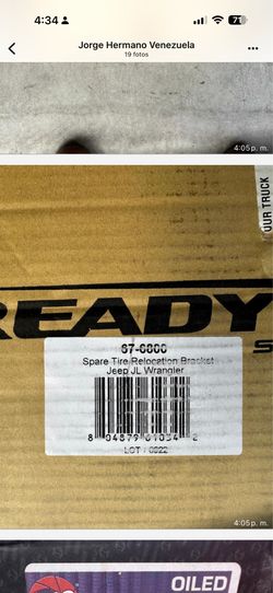 Spare Tire Relocation Bracket Jeep JL Wrangler