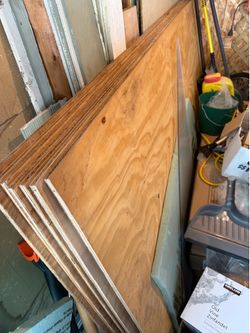 8 sheets of 1/2” plywood