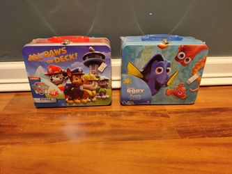 Dory & Paw Patrol 24 Piece Puzzles With Tins