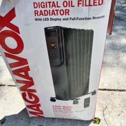 Black Digital Or Oil Radiator