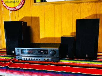 Receiver with speakers