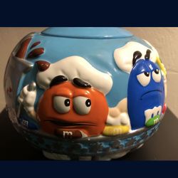 M&M Candy/Candy Glass Jar 