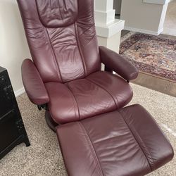 Stress less Ekornes Leather Recliner 