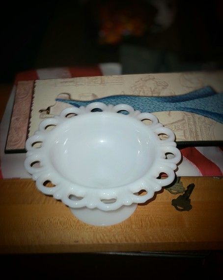 Anchor Hocking Lace Edge Compote