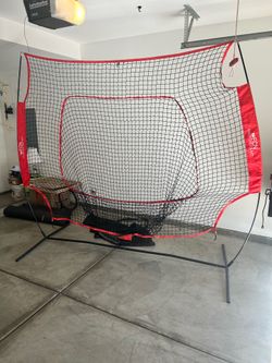 Softball FCN “first choice net” with tanner batting tee