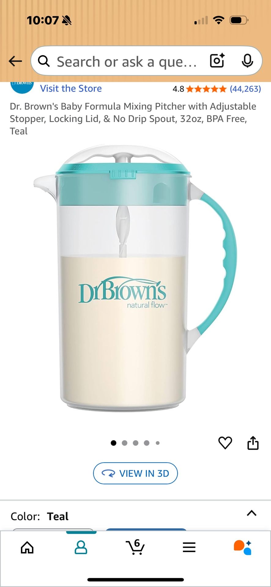 Breast Milk Pitcher