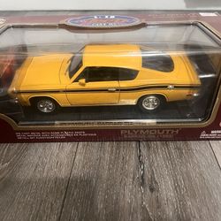 Diecast 1/18 Scale 1969 Plymouth Barracuda With Box 