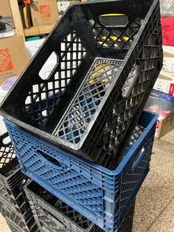 Milk crates $3 each