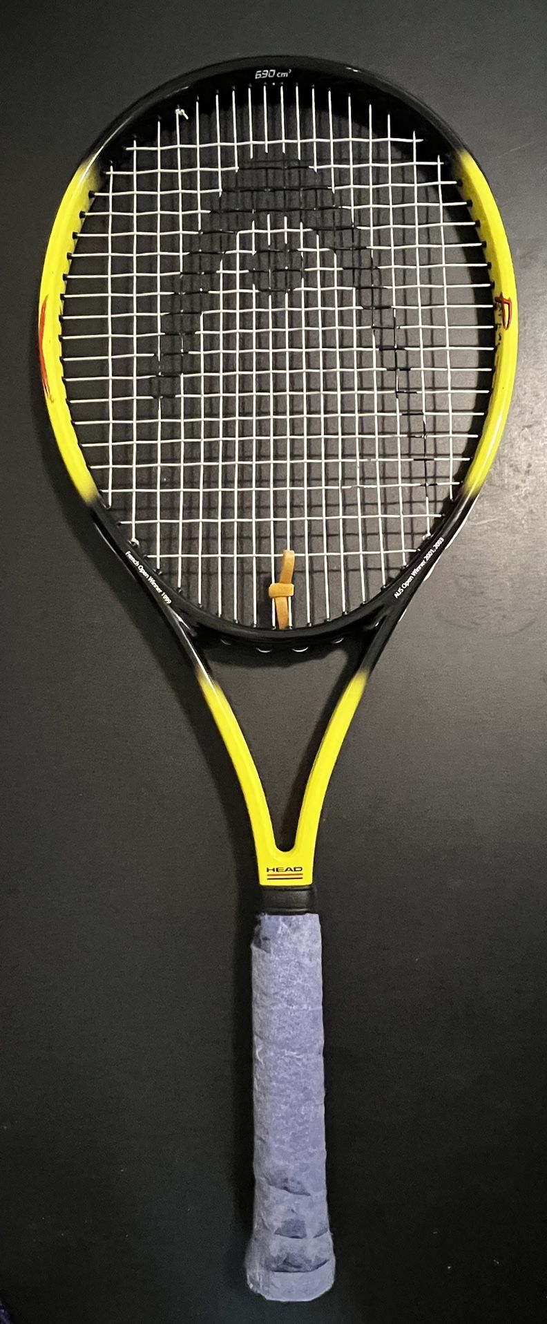 Andre Agassi Head Radical 107 Limited Tribute Tennis Racket