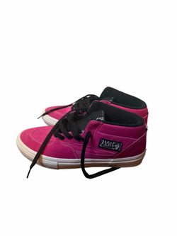 Pink vans half cabs