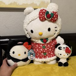 Hello Kitty Christmas Plushie And Friends 