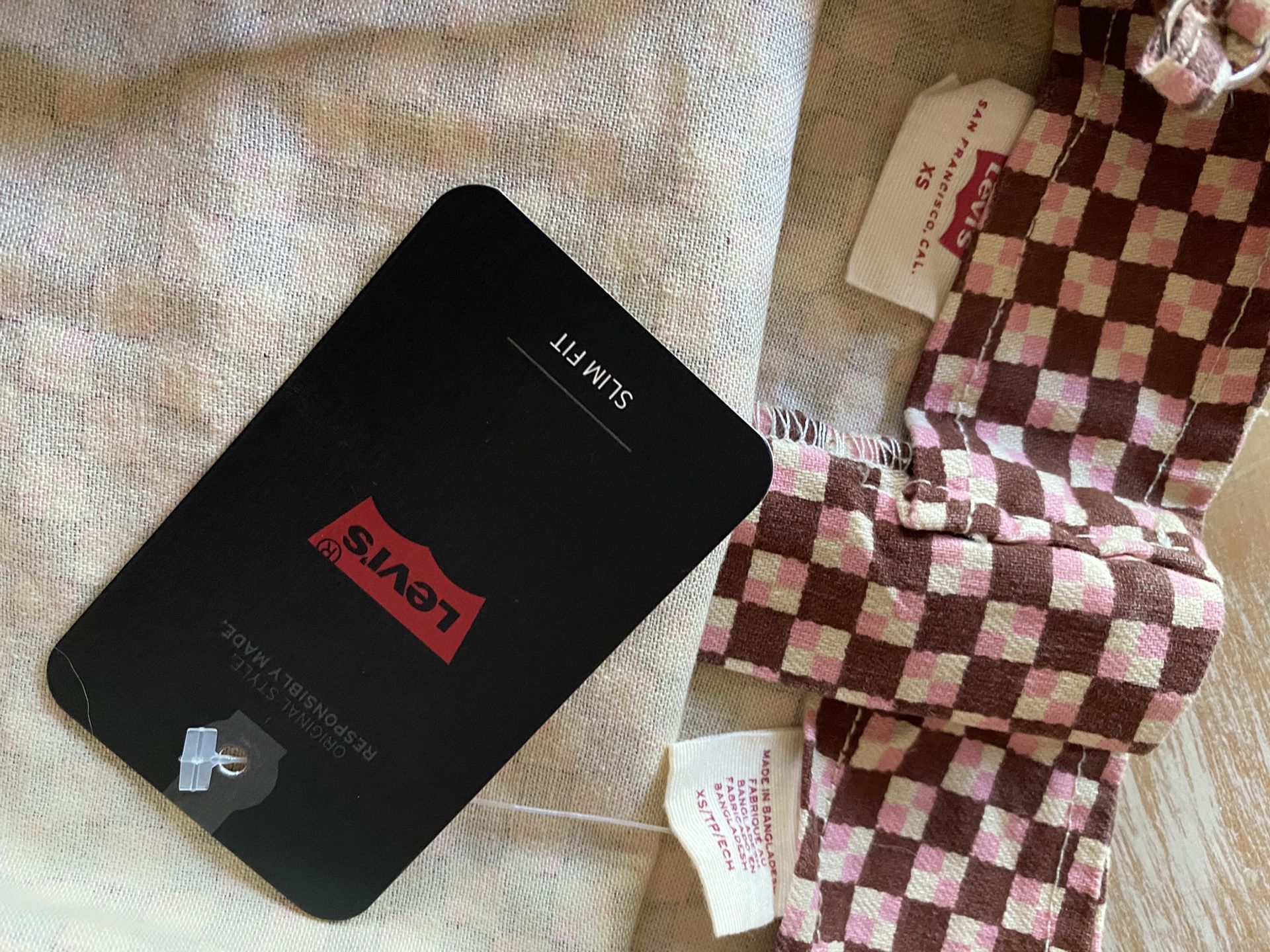 Womens Levi’s Checkered Sundress