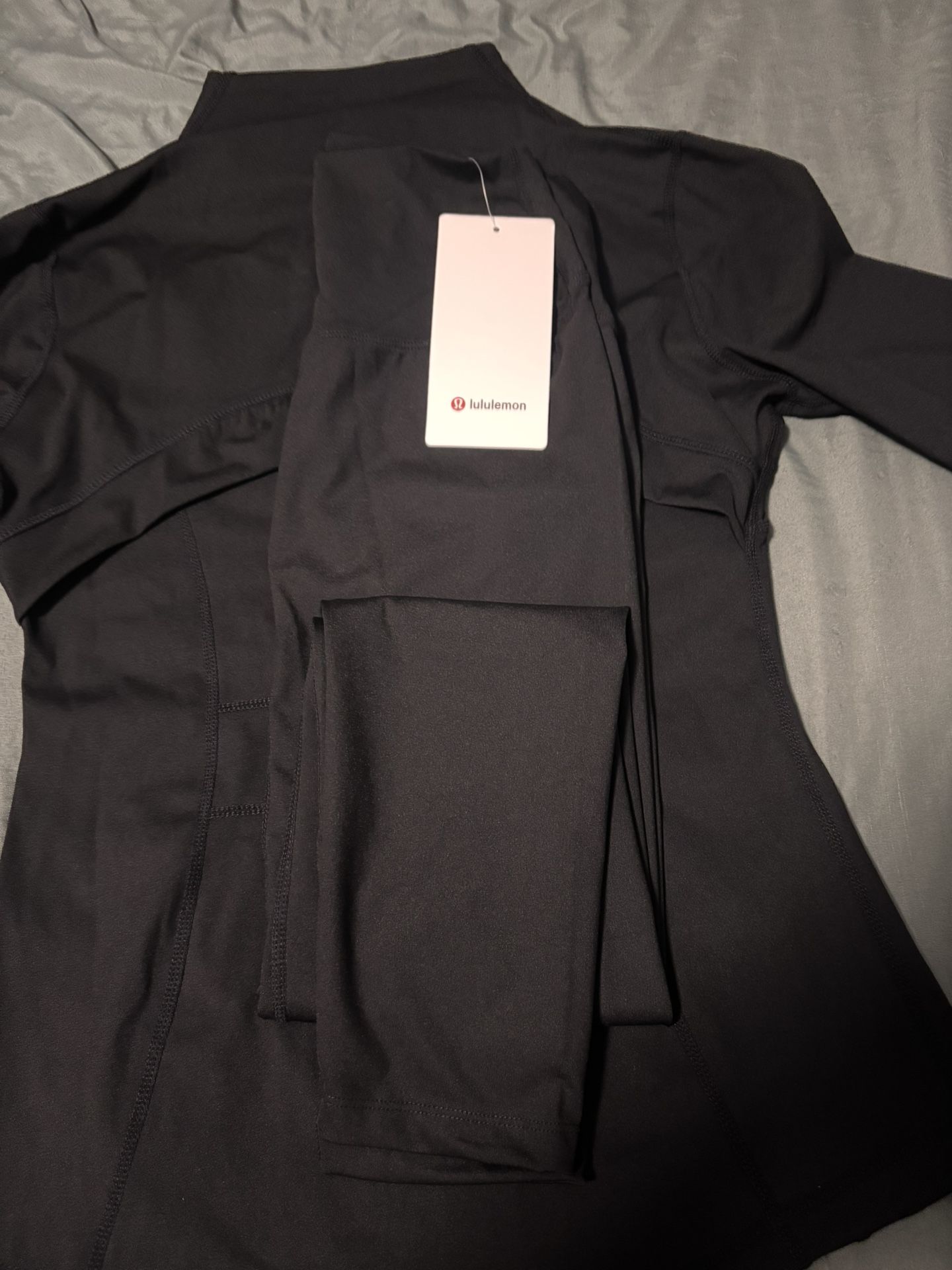 Black Lululemon Jacket & Pant Set