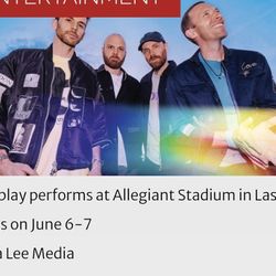 Cold Play Concert Friday  June 6 