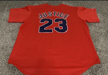 Vintage Cleveland Indians David Justice Jersey 2XL RARE