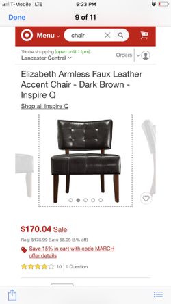 Accent chairs asking 200 sectional asking 500. Both brand new.