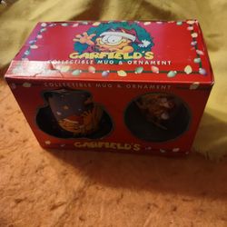 True Collectible Garfield Mug Ornament Set
