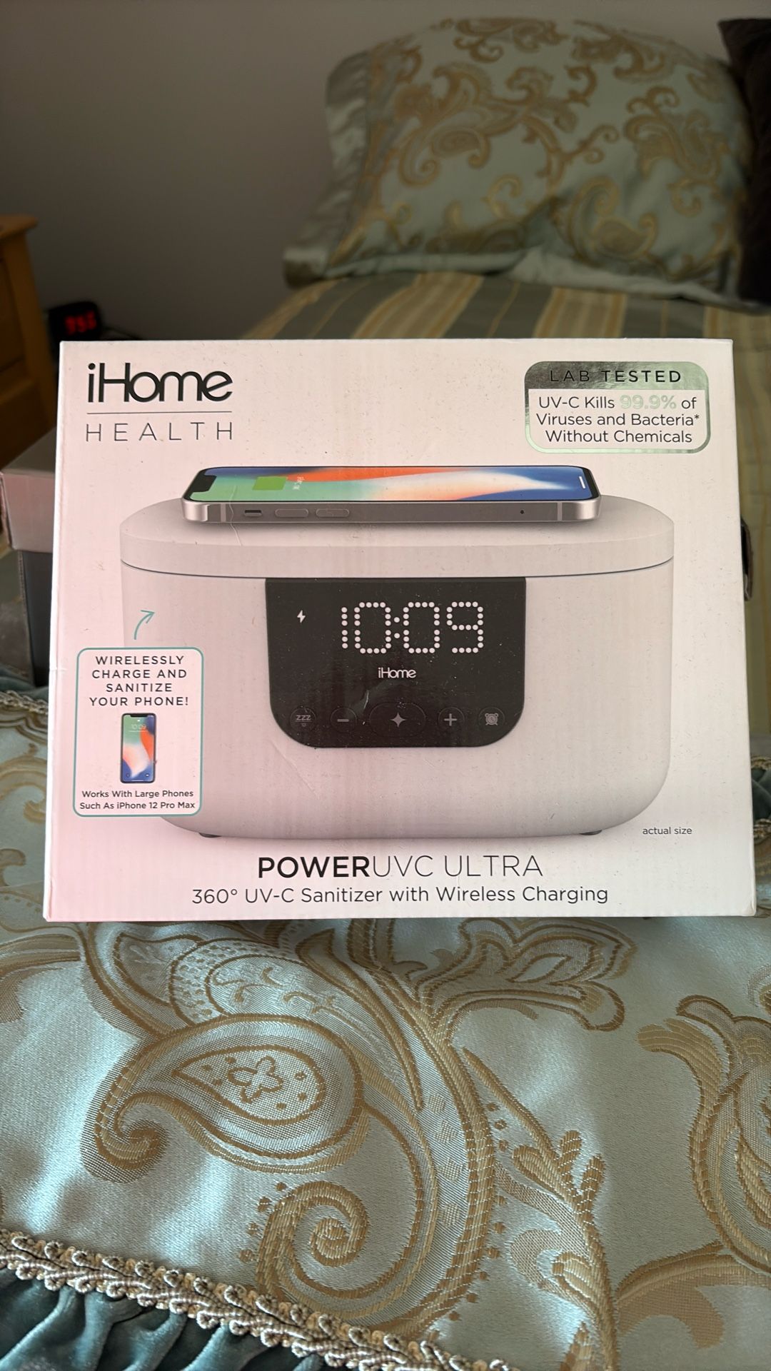 Phone Charger Clock/sanitizer