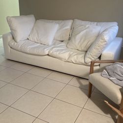 White Nixon Couch From city Furniture