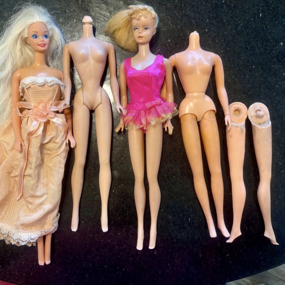 Barbie Vintage Ponytail 4 American Girl TLC Dolls Lot