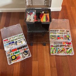 Tackle Box with Fishing Gear