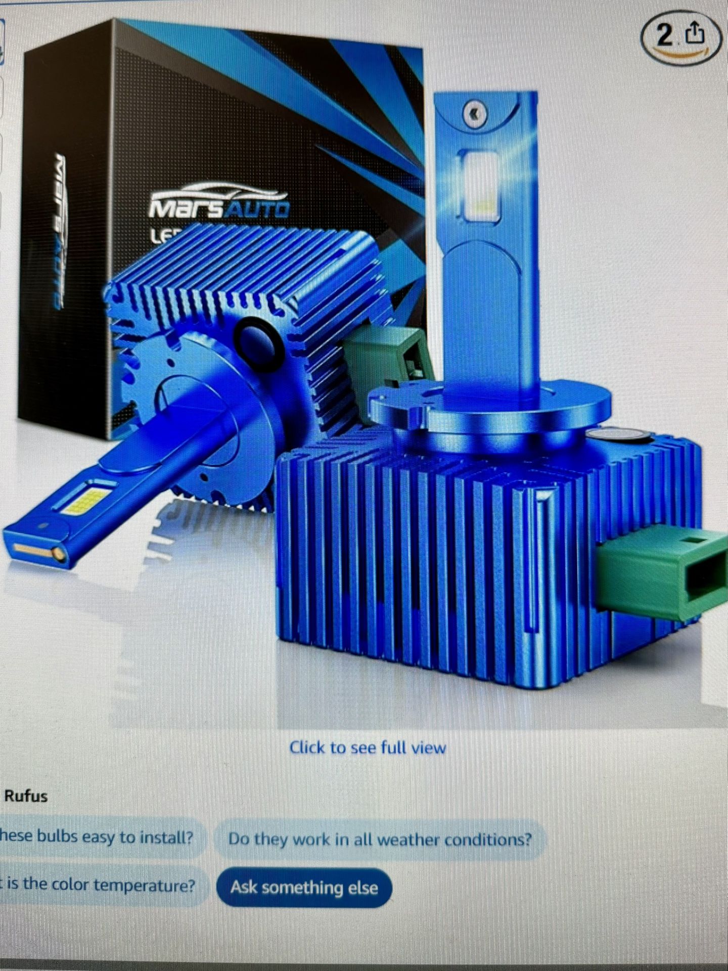 MARSAUTO D3S Bulb Fog Lights