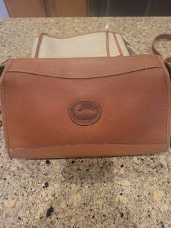 Vintage Dooney And Burke Saddle Brown Purse