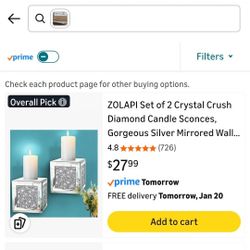 Crystal Candle Scones 2ct