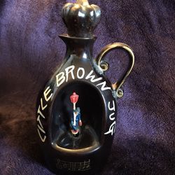 Vintage Little Brown Jug Musical Jug - Works