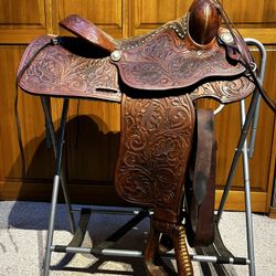 Vintage 1975 Martha Josey Western Saddle 